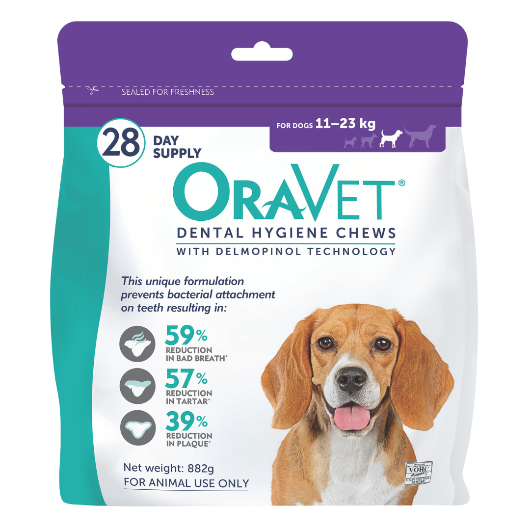 Oravet Dental Chews - Medium (28 chews)