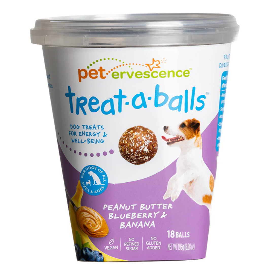 Petervescence Treat-A-Balls Peanut Butter, Blueberry, and Banana