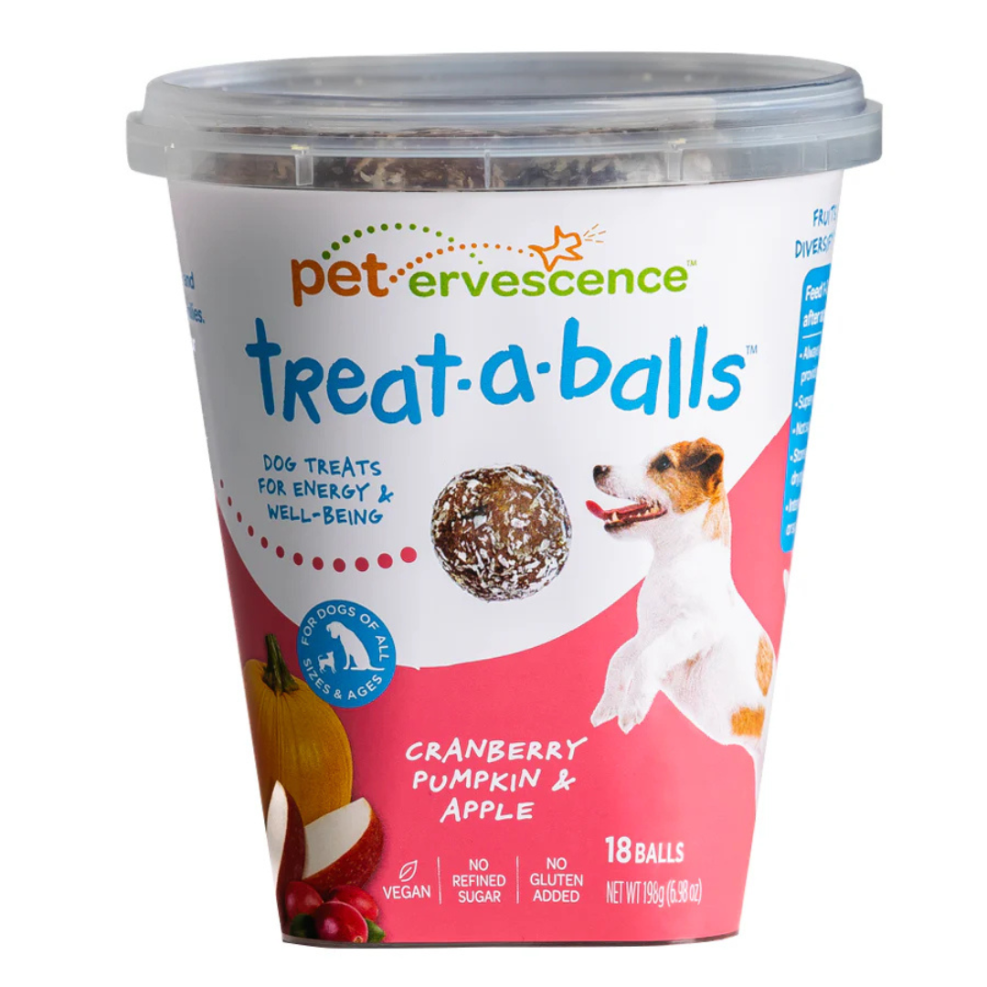 Petervescence Treat-A-Balls Cranberry, Pumpkin, and Apple