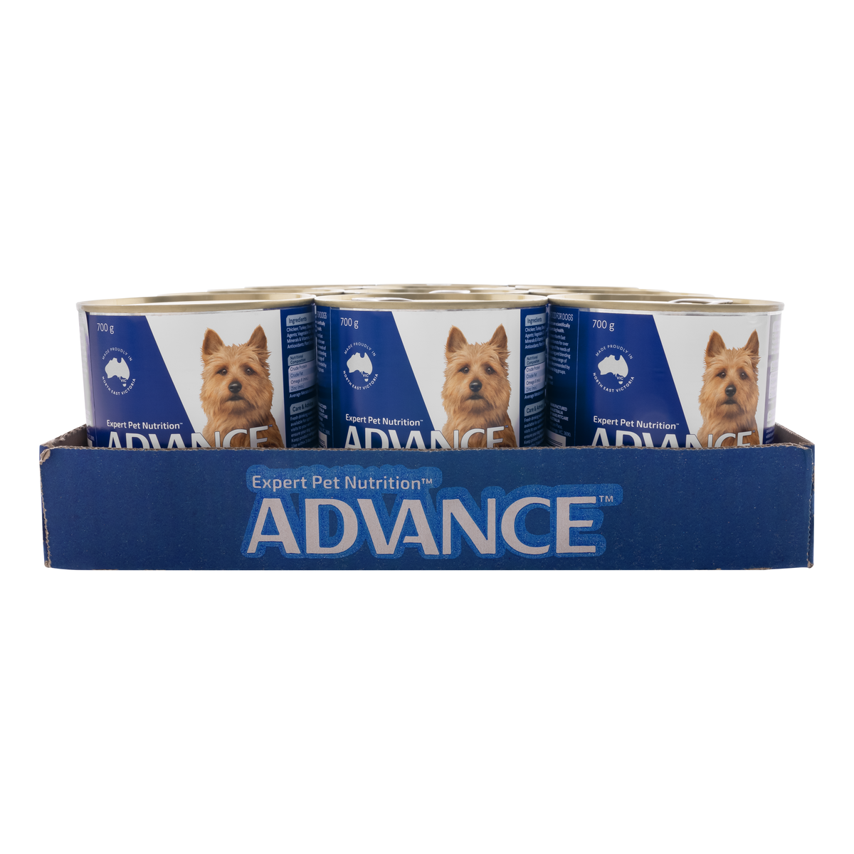 ADVANCE Dog  Adult All Breed Chicken, Turkey & Rice 700g (12pk)