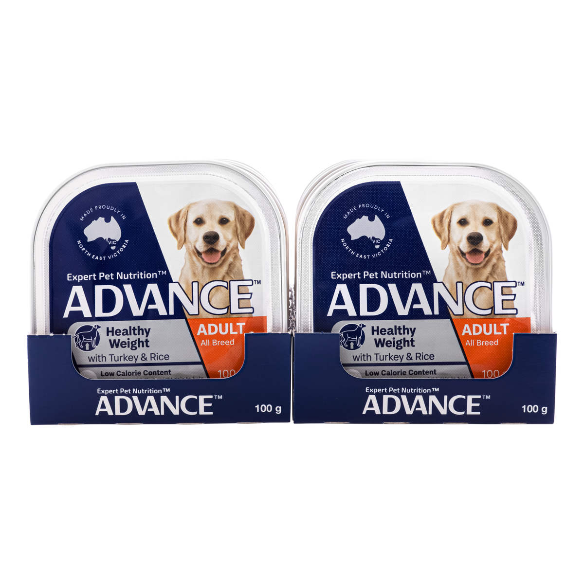 ADVANCE Dog Adult Healthy Weight Turkey with Rice 100g (12pk)