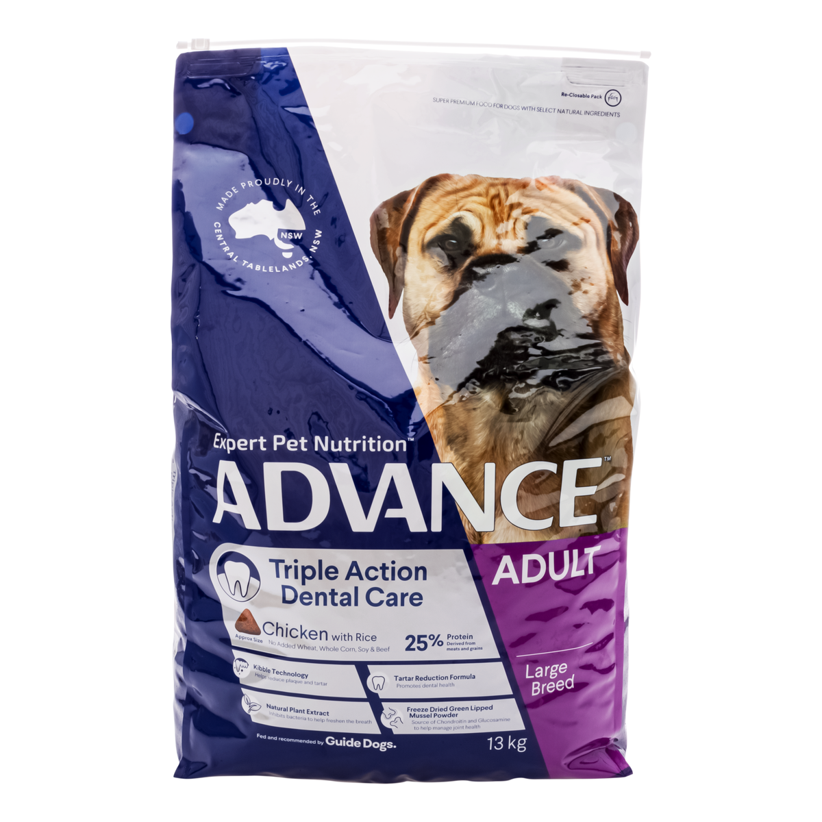 ADVANCE Dog Dry Adult Large Breed Dental 13kg