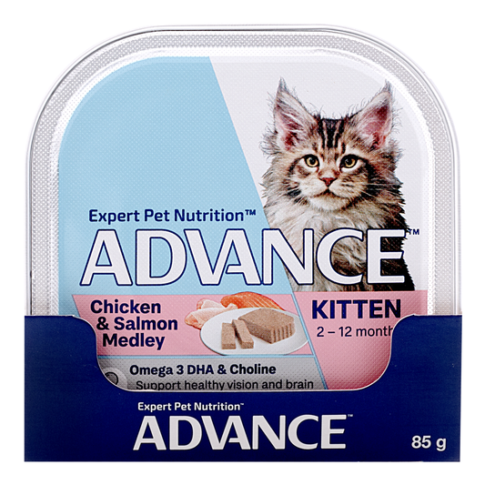 ADVANCE Kitten Chicken & Salmon Medley 85g (7pk)