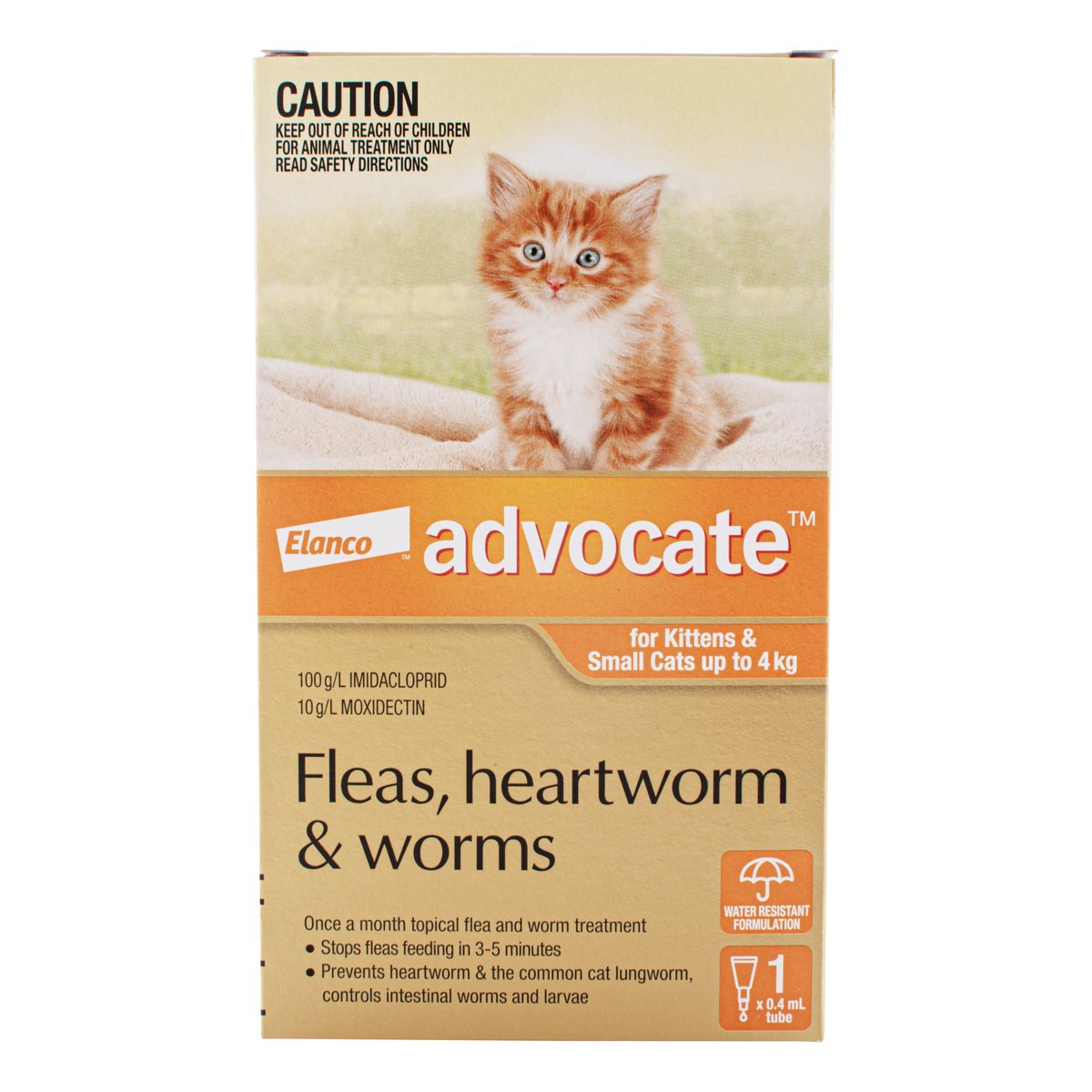 Advocate for Small Cats 0-4kg Orange