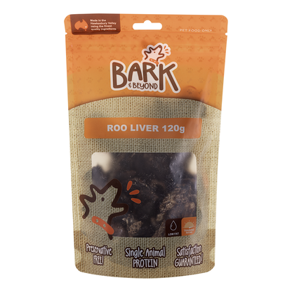 Bark & Beyond Roo Liver Treat 120g