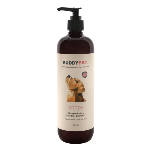 BUDDYPET Poppy Shampoo for Dry & Itchy Skin 500ml