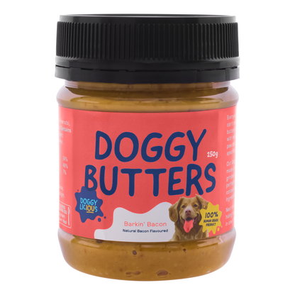 Doggylicious Barkin' Bacon Butter Treats 250g