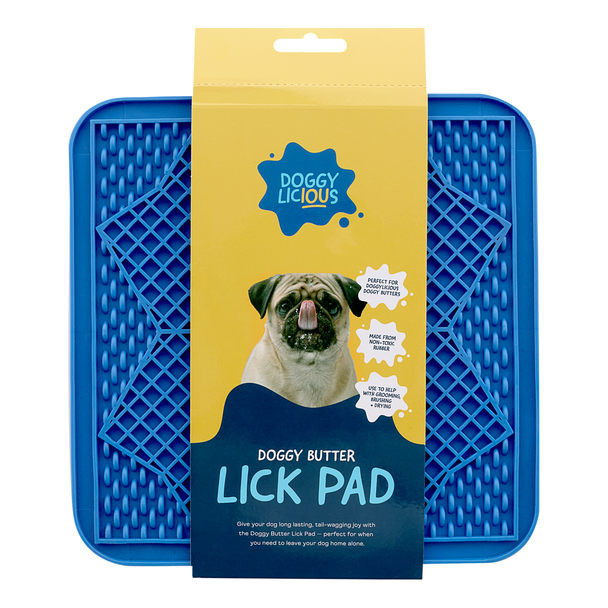 Doggylicious Doggy Butter Lick Pad (Blue)