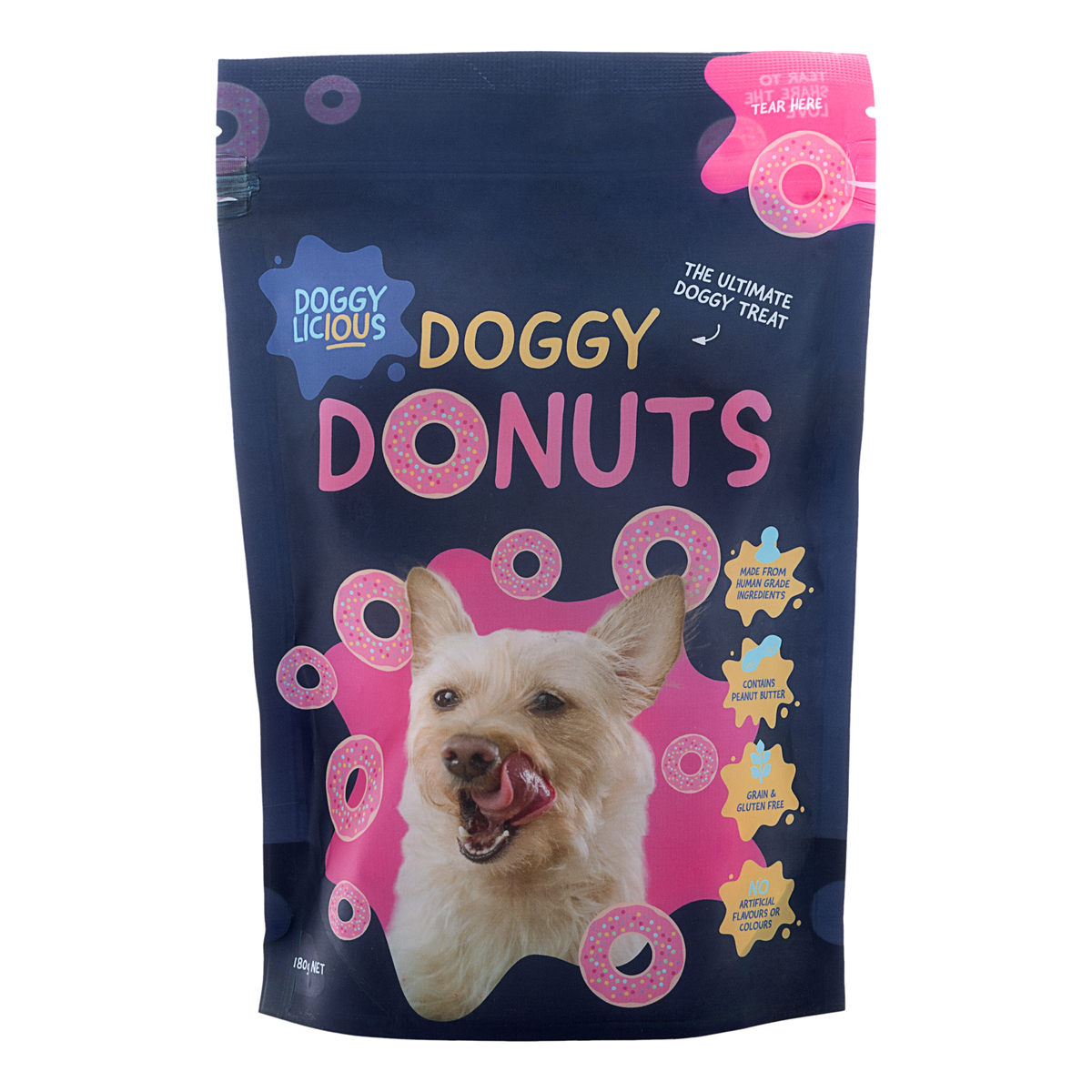 Doggylicious Doggy Donut Treats 180g