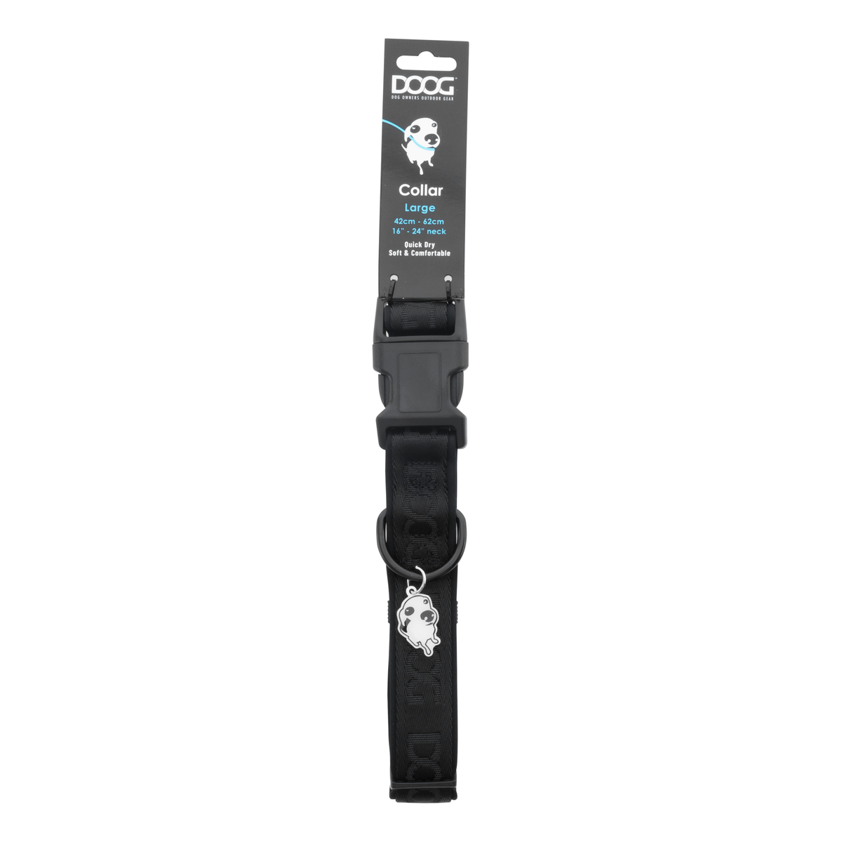 DOOG NeoSport Neoprene Collar Black