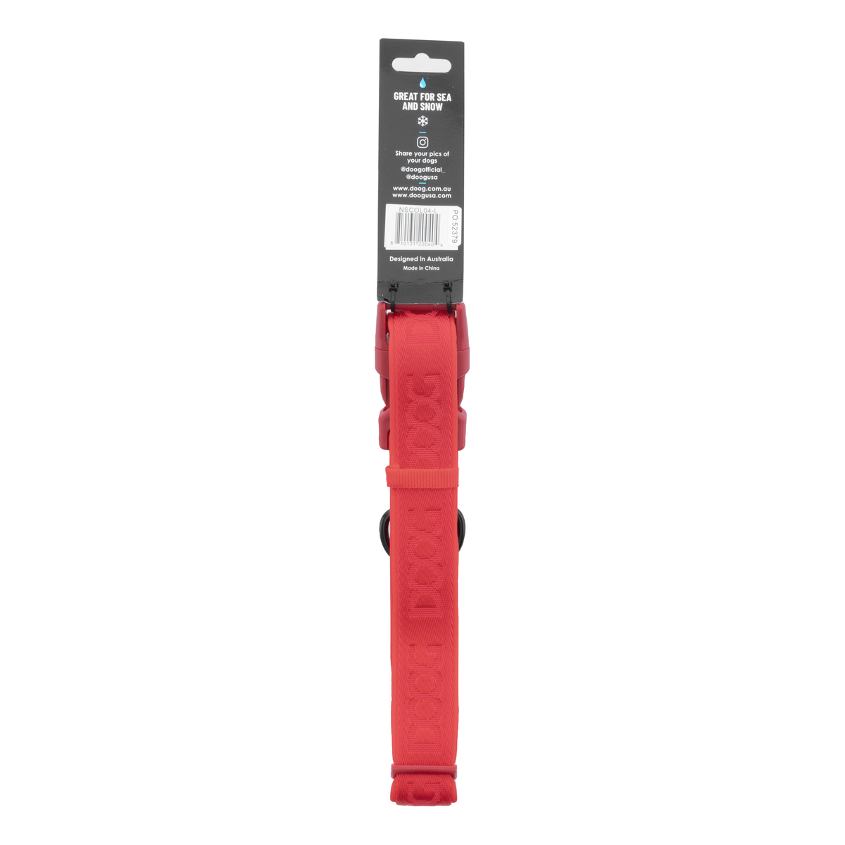 DOOG NeoSport Neoprene Collar Red