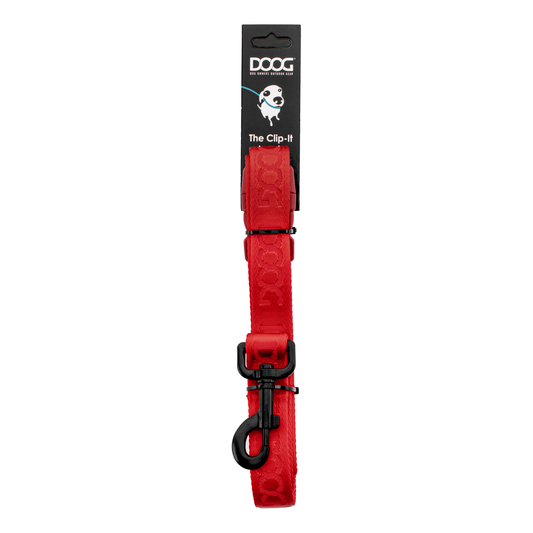 DOOG NeoSport Neoprene Leash - 'Clip It' (Red XL)