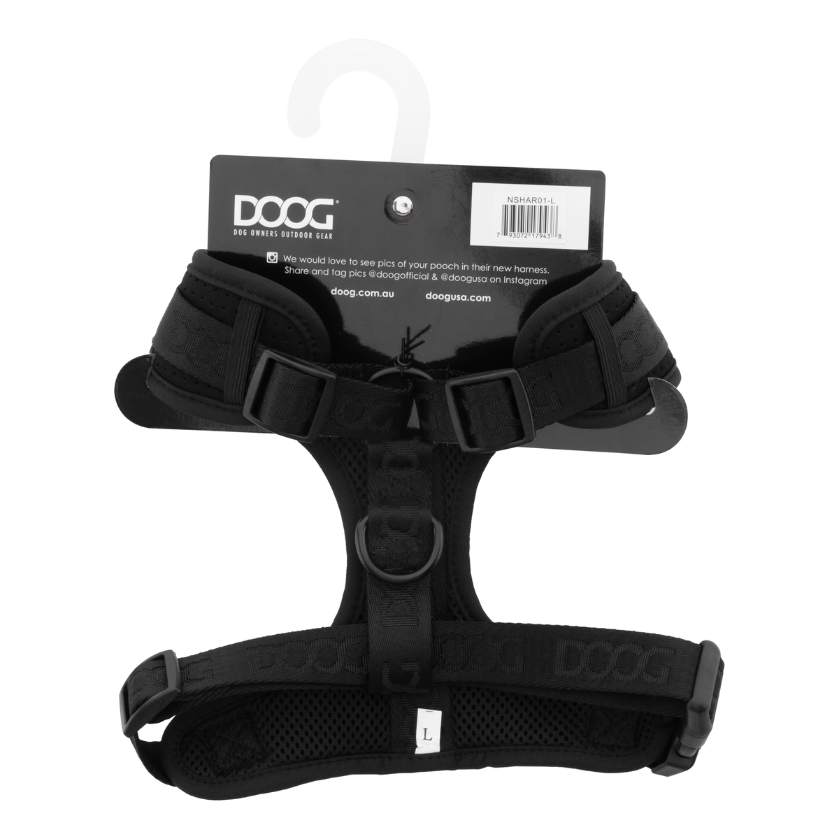 DOOG NeoSport Soft Harness Black