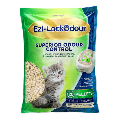 Ezi-LockOdour Natural Mineral Zeolite Pellets 2kg