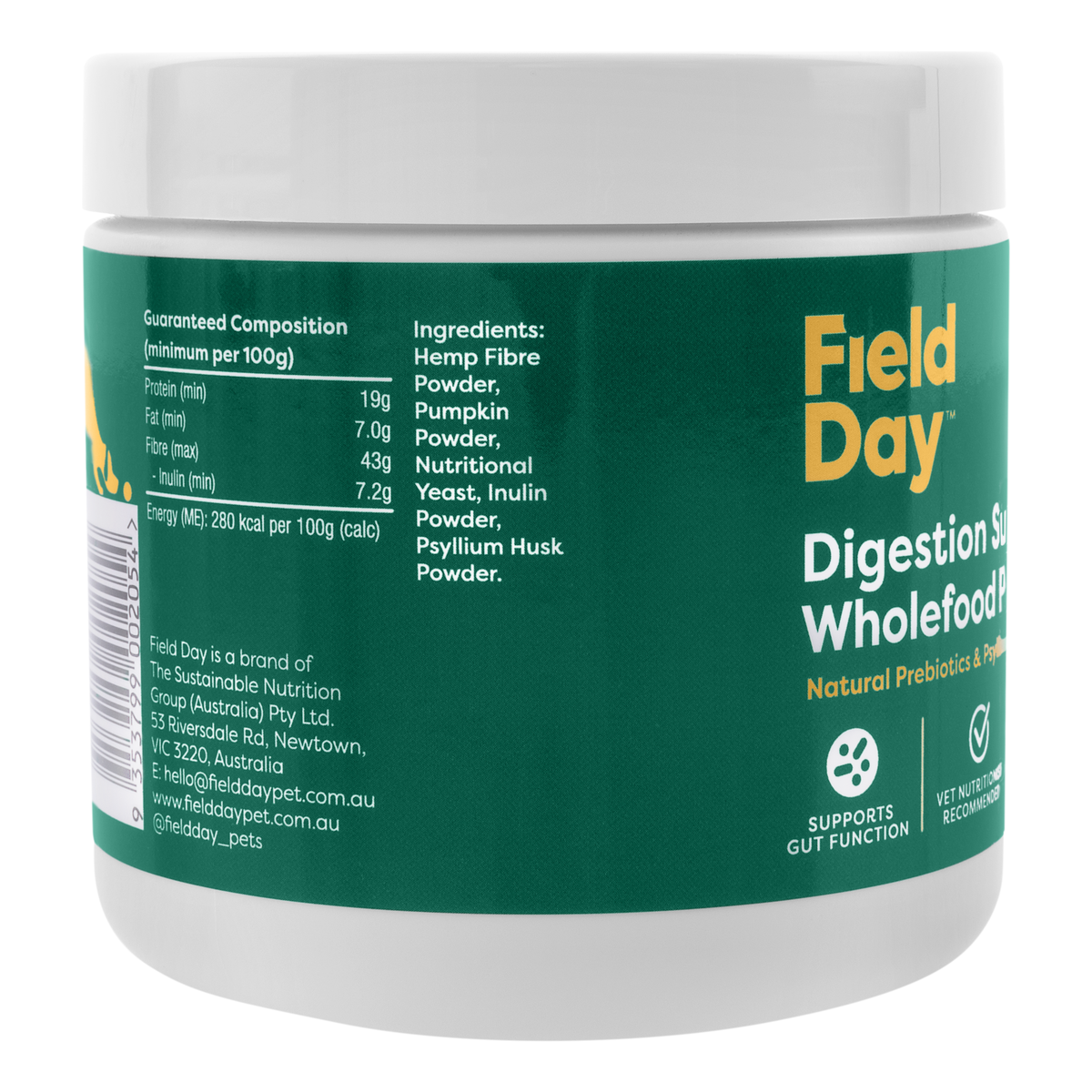 Field Day Digestion Support Wholefood Powder 220g