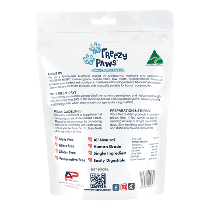 Freezy Paws Freeze Dried Chicken Breast Treats 100g