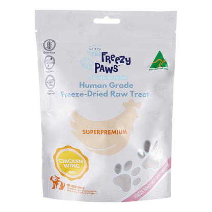 Freezy Paws Freeze Dried Chicken Wing Treats 100g