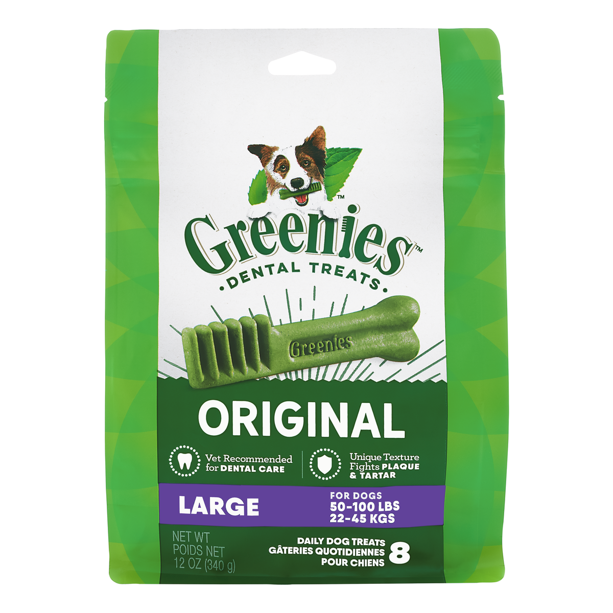 GREENIES Original Dental Chews Treat Pack Large 340g