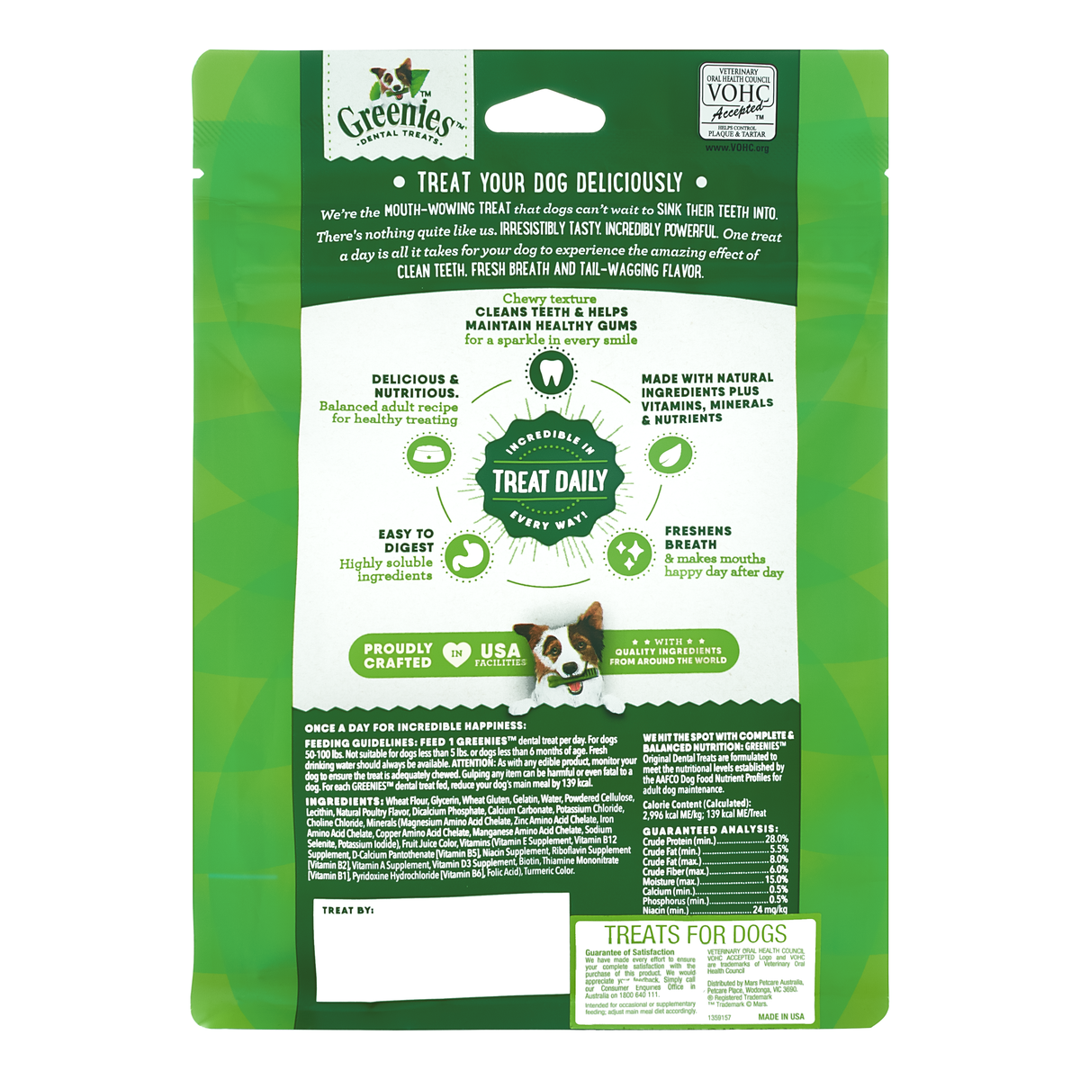 GREENIES Original Dental Chews Treat Pack Large 340g