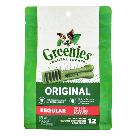 GREENIES Original Dental Chews Treat Pack Regular 340g