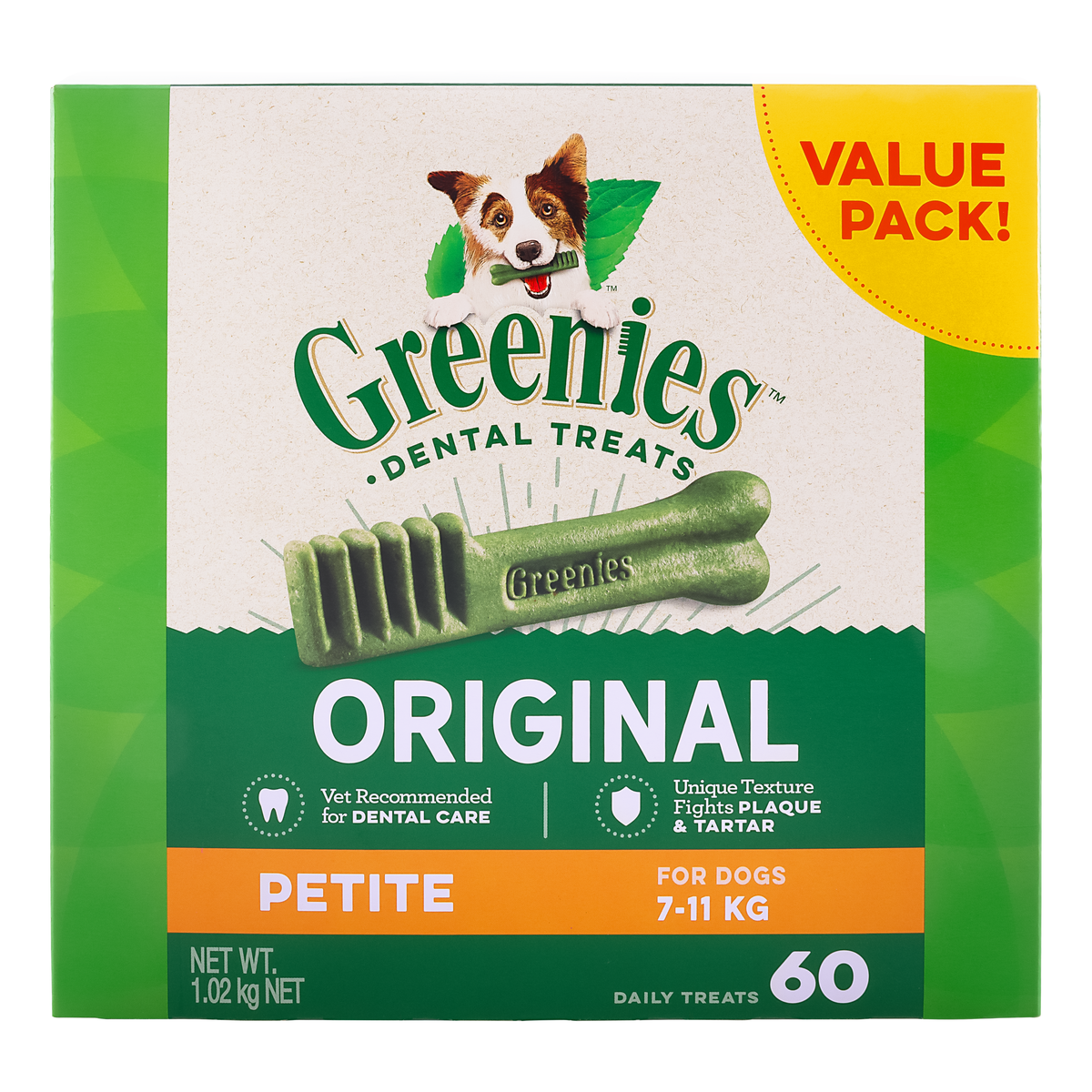 GREENIES Original Value Pack Dental Chews Petite 1kg