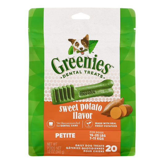 GREENIES Sweet Potato Petite Dental Treats 340g