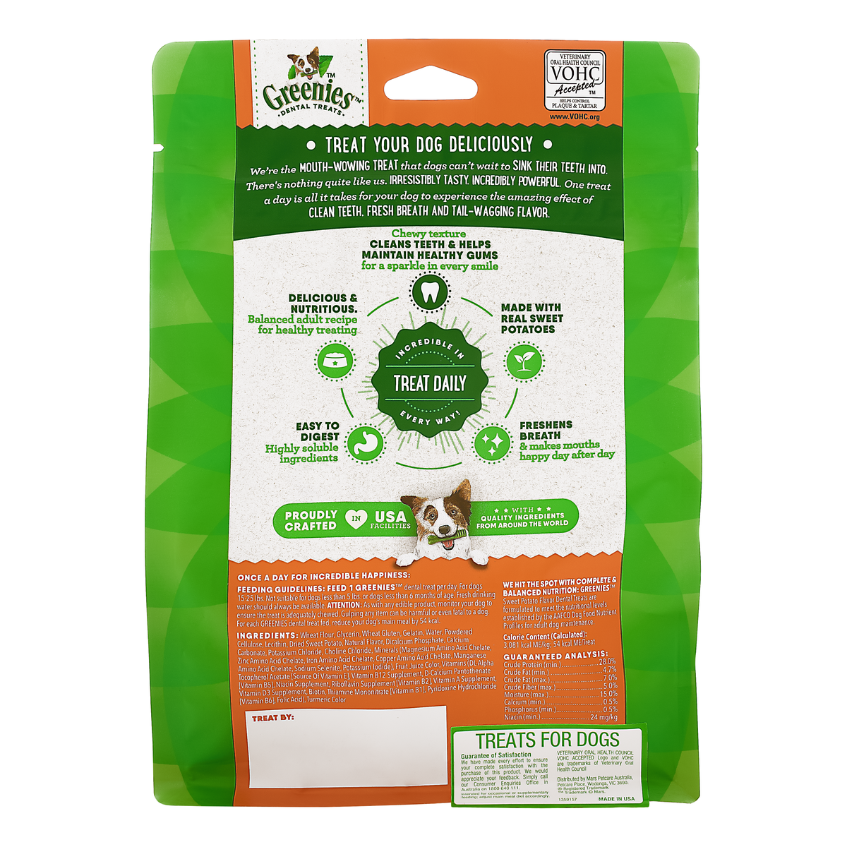 GREENIES Sweet Potato Petite Dental Treats 340g