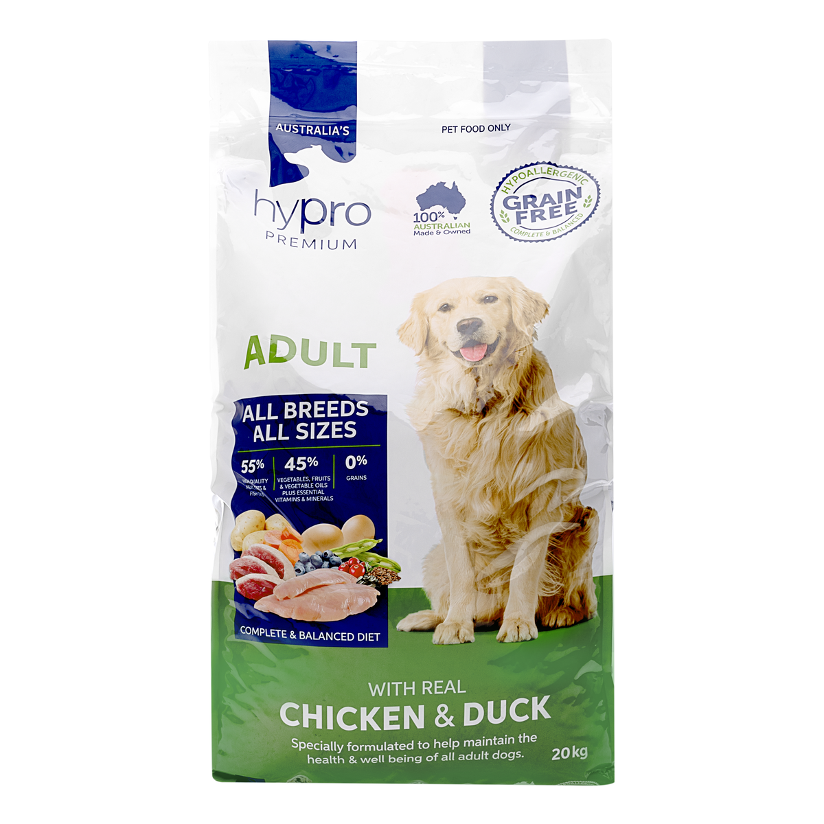 Hypro Premium Adult Grain Free Chicken & Duck