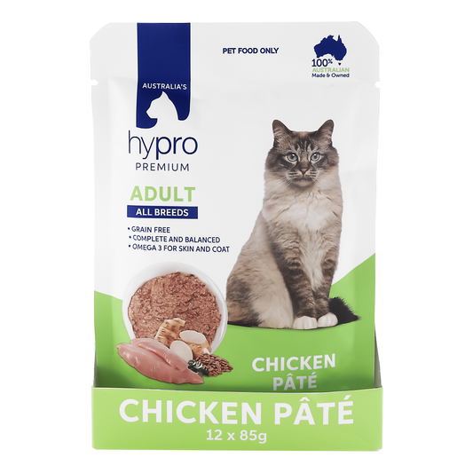 Hypro Premium Grain Free Chicken Pâté 85g (12pk)