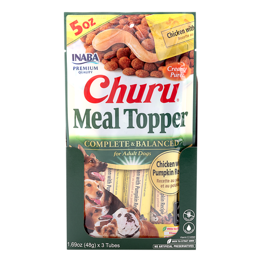 INABA Churu Meal Topper Chicken with Pumpkin 144g(6pk)