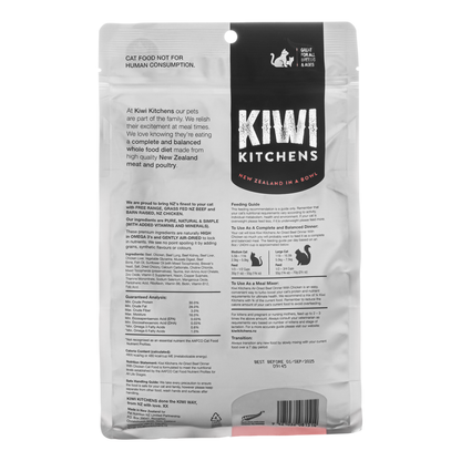 Kiwi Kitchens Air Dried Beef with Chicken Cat Dinner 500g