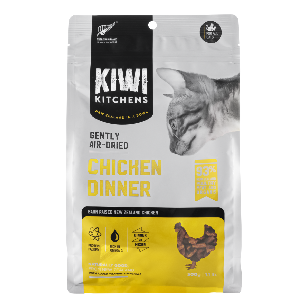 Kiwi Kitchens Air Dried Chicken Dinner 500g