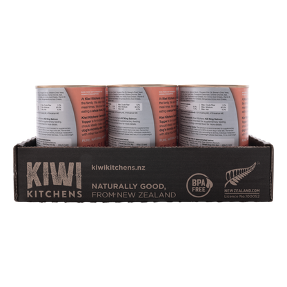 Kiwi Kitchens Air Dried Salmon Dog Dinner 375g (9pk)