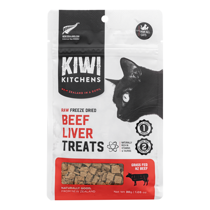 Kiwi Kitchens Freeze Dried Beef Liver Treats 30g