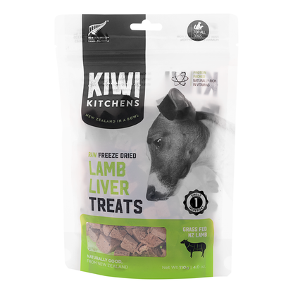 Kiwi Kitchens Freeze Dried Lamb Liver Treats