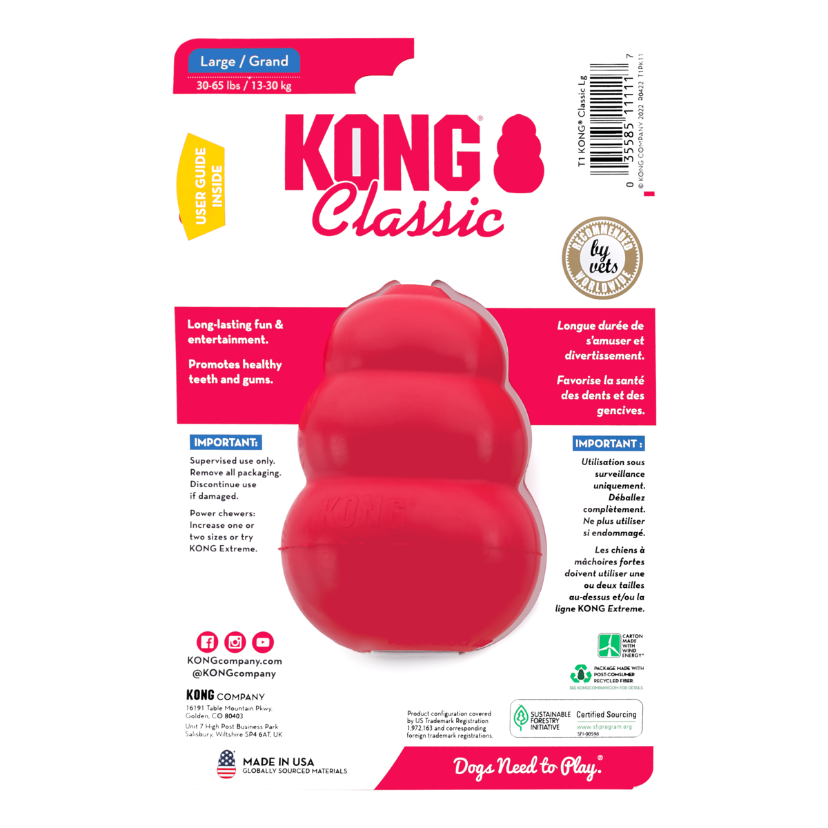 KONG Dog Classic (L)