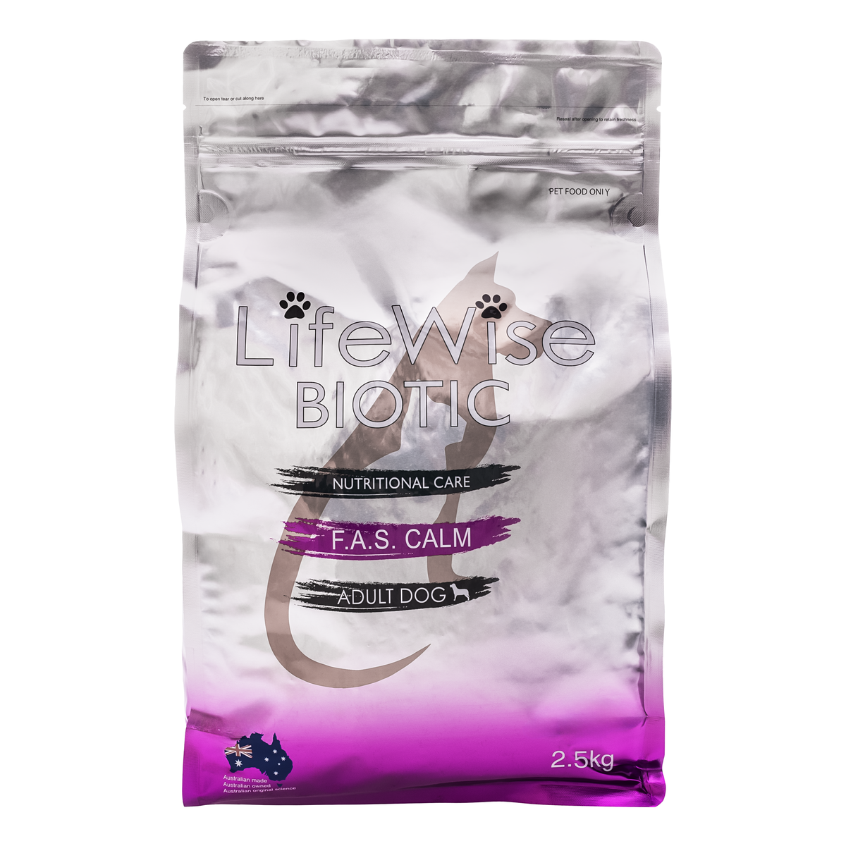 LifeWise Biotic F.A.S. Calm with Fish, Lamb, Rice, Oats, & Veg 2.5kg