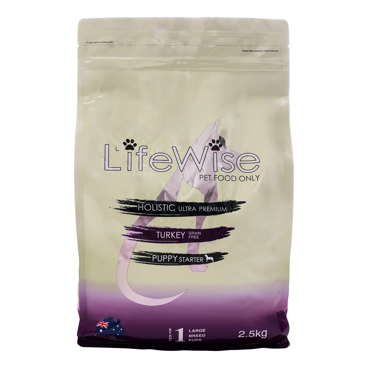 LifeWise Puppy (Stage 1) Mini Starter Grain Free Turkey, Lamb, & Veg 2.5kg