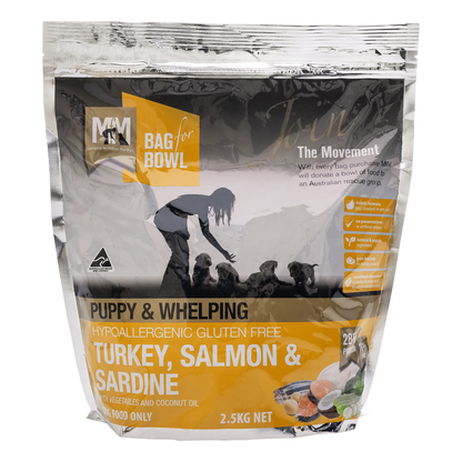 MFM Puppy Turkey, Salmon & Sardine Gluten Free (Gold) 2.5kg