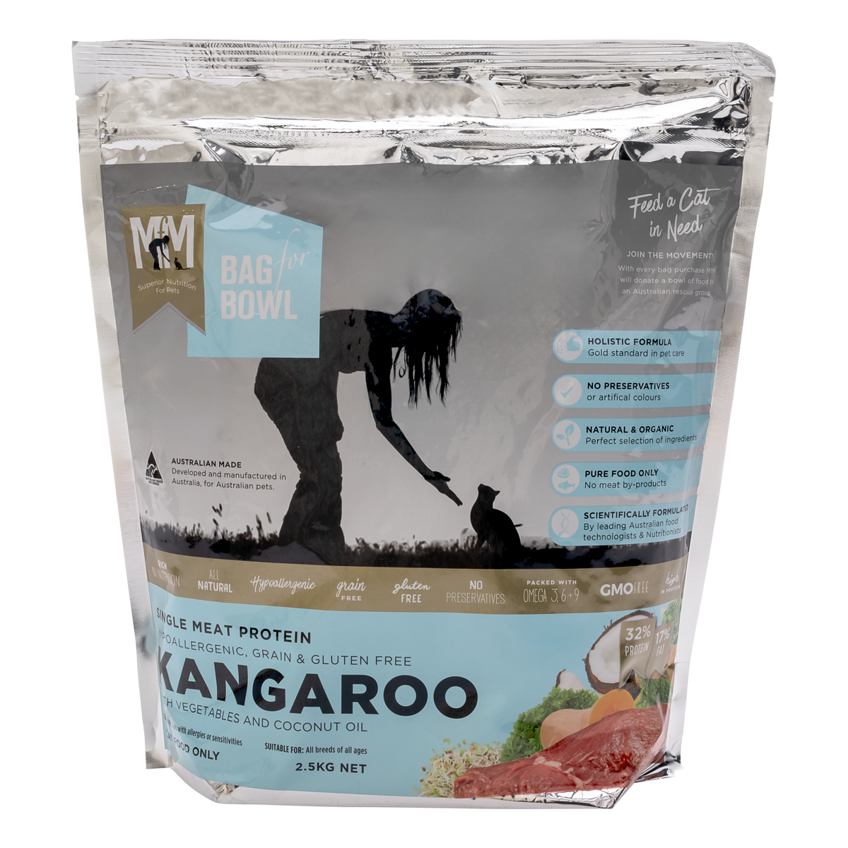 MFM Single Protein Kangaroo Grain & Gluten Free Blue