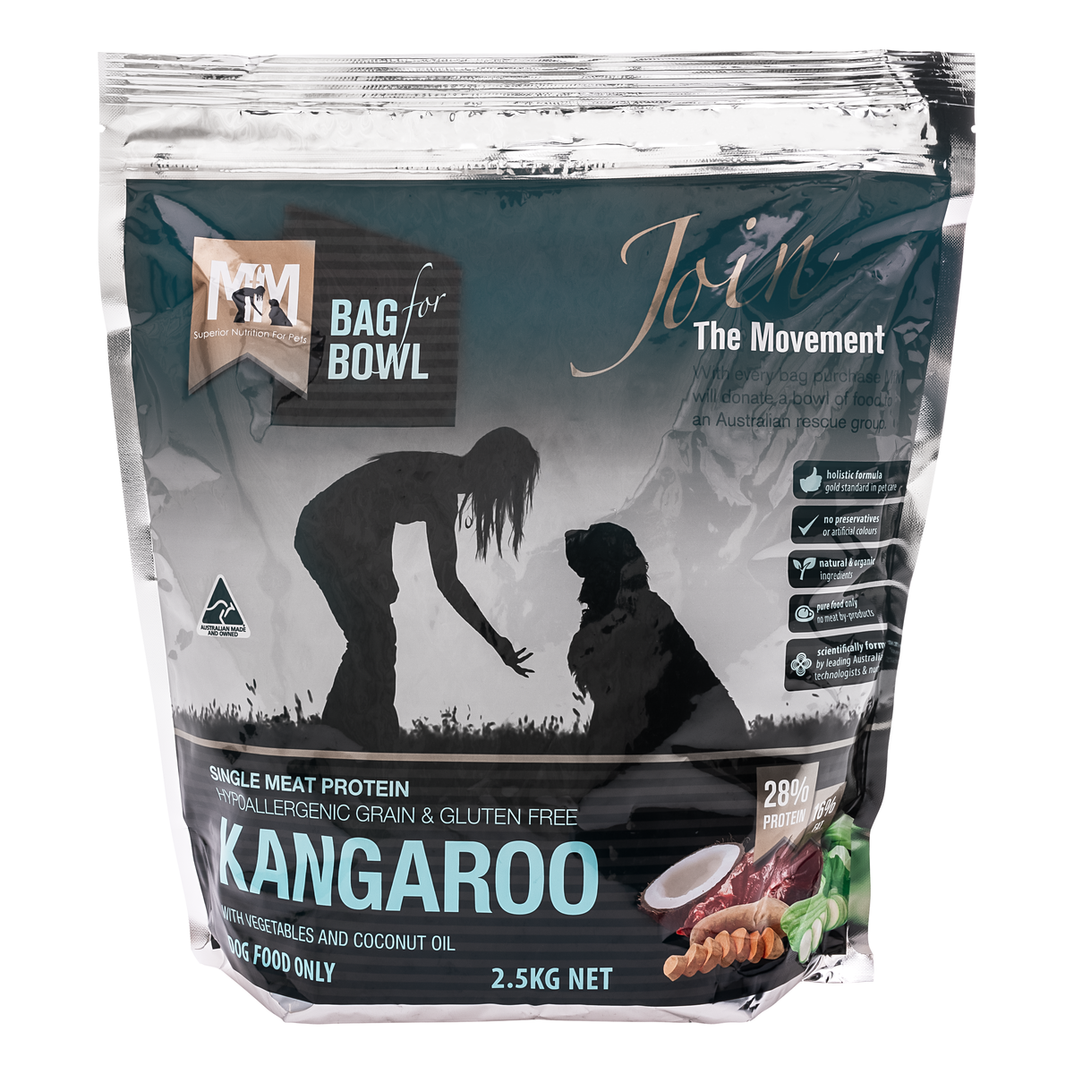 MFM Single Protein Roo Grain & Gluten Free 2.5kg