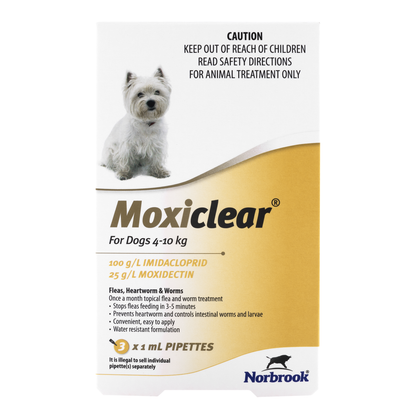 Moxiclear for Dogs 4-10kg