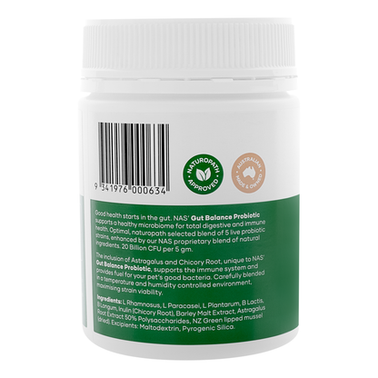 NAS Gut Balance Probiotic NZ Mussel