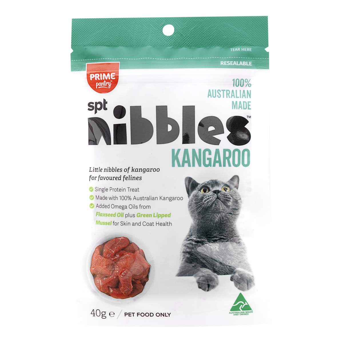 PRIME Pantry SPT Nibbles Kangaroo Treats 40g