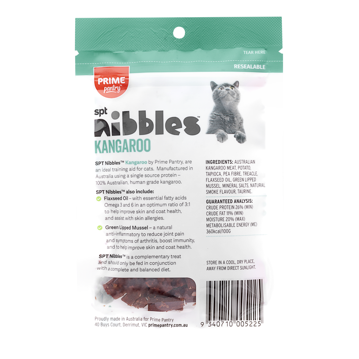 PRIME Pantry SPT Nibbles Kangaroo Treats 40g