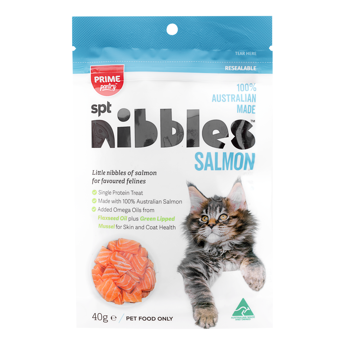 PRIME Pantry SPT Nibbles Salmon Treats 40g