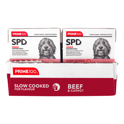 PRIME100 SPD Slow Cooked Beef & Carrot  354g (12pk)