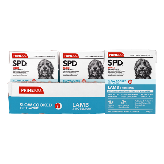 PRIME100 SPD Slow Cooked Lamb & Rosemary 354g (12pk)