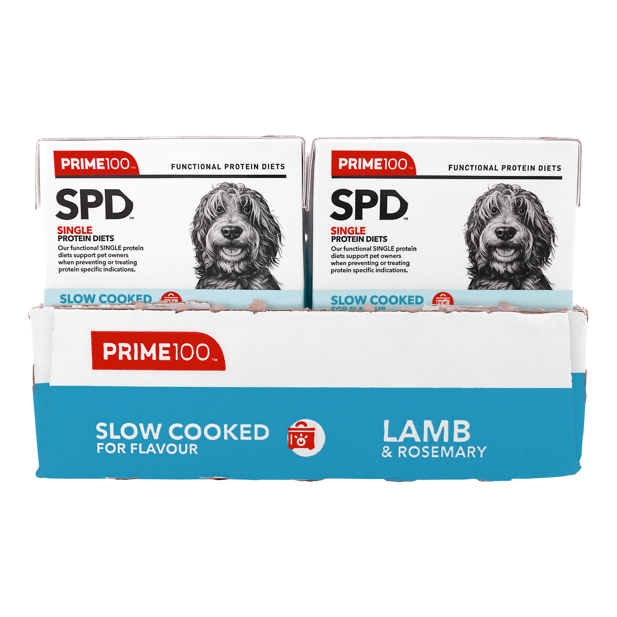 PRIME100 SPD Slow Cooked Lamb & Rosemary 354g (12pk)