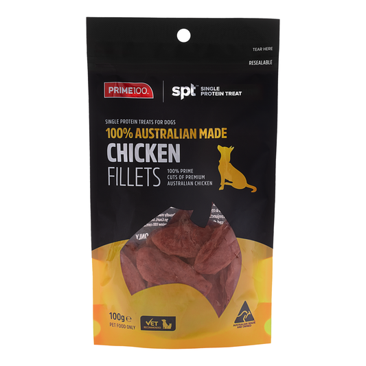 PRIME100 SPT Chicken Fillet Treats 100g